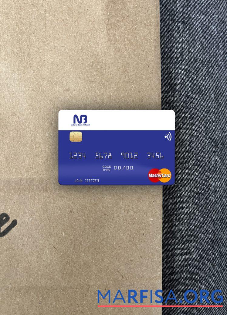 Downloadable Malawi National Bank of Malawi mastercard photolook front template